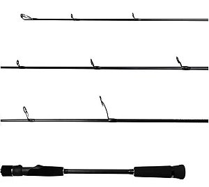 VARA INTEIRA MOLINETE LUMIS SPEED JIGGING SPIN 6'6" 1,92M 20-40LB