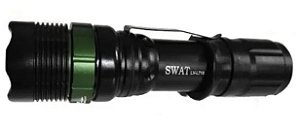 LANTERNA TATICA LED 3W SWAT LV716 22000W PROVA D'ÁGUA
