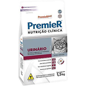 Ração Premier Nutrição Clínica Urinário para Gatos 1,5kg
