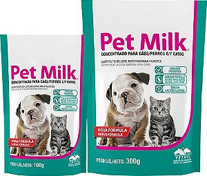 Suplemento Pet Milk para Cães e Gatos