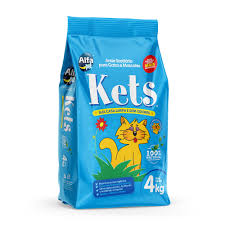 Kets - Areia sanitaria para gatos e mascotes 4kg