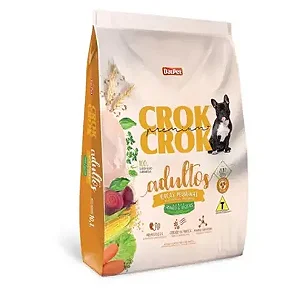 Ração Crok Crok Premium Cães Adultos Raças Pequenas - Frango e Vegetais 10.1kg