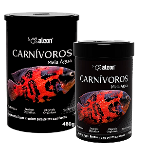Alimento para peixes Carnívoros Meia Água - Alcon