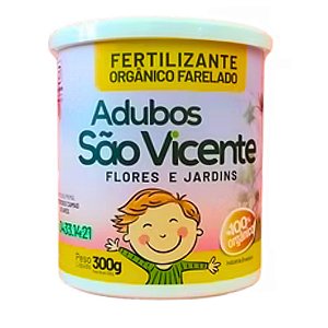 Adubo Orgânico São Vicente Flores e Jardins 300g