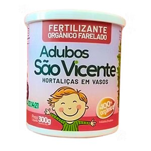 Adubo Orgânico São Vicente Hortaliças em Vasos 300g