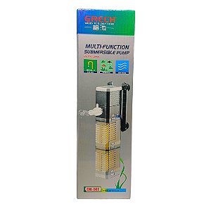 Bomba Submersa e Filtro para Aquário Gresh CHJ502 – 220v, Circulação e Filtragem para Aquários de 150 a 300 Litros