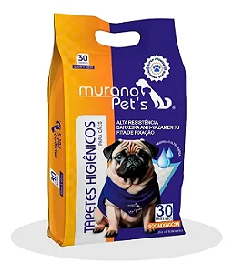 Tapete Higiênico Murano Pet´s 60x60cm 30un