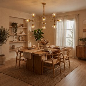 Lustre Pendente Jabuticaba Dourado Bola Molecular Âmbar Moderno Sala Quarto Salão INL80