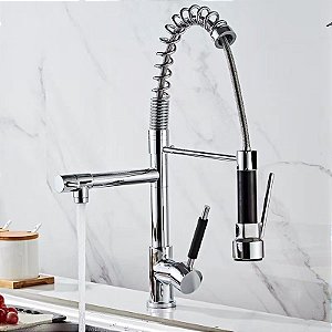 Torneira Monocomando Gourmet Luxo Ducha Regulável Extensor 48cm Cozinha Área Gourmet Inovartte IN08