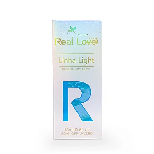 Base em gel Nude - Real Love 15ml