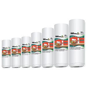 Kit 7 Rolos 10/12/15/20/25/28/30x500cm Nanocubos Embalagens Sacos refil bobina com Ranhura Gofrada para Seladora A Vácuo