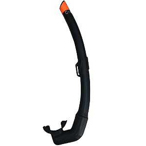 Respirador Divecom Pro snorkel flexível anatômico confortável para máscara Mergulho Apnéia Pesca caça Sub