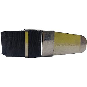 Cinto de Nylon DiveCom Com Fivela Inox para lastro peso chumbo apneia Mergulho caça e Pesca sub