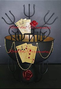 Conjunto Ferramenta Assentamento Pombo Gira com cartas