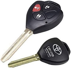 Chave  Controle Hilux 2010 a 2019 3 Botoes