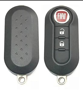Carcaça Chave Canivete Original Fiat Preta Uno Mobi Strada