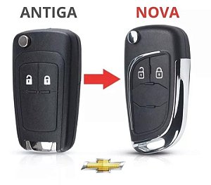 Chave canivete GM adaptação 2bts