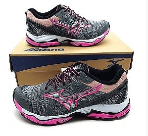 tenis_academia-caminhada-corrida_Feminino_mizuno-Grafite-Pink tamanho 38