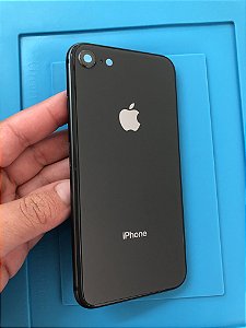 Carcaça Chassi Iphone 8 Preta Original Apple detalhes