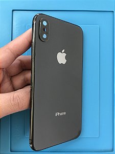 Carcaça Iphone X Preta Original Apple Chassi