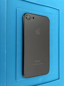 Carcaça Chassi Iphone 7 Preta Original Apple com detalhes