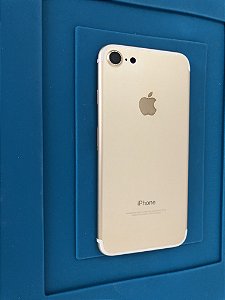 Carcaça Chassi Iphone 7 Dourado Original Apple com detalhes