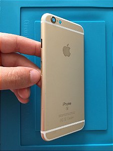 Carcaça Chassi Iphone 6s Dourada Original Apple impecável