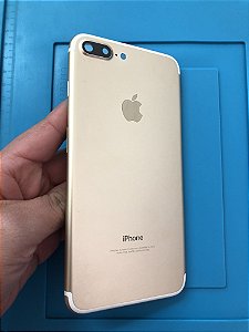 Carcaça Chassi Iphone 7 Plus Dourado Original Retirado!!