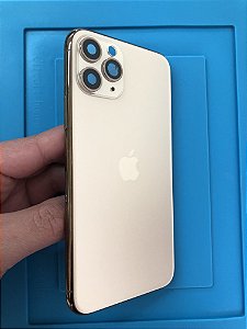 Carcaça Chassi Iphone 11 Pro Dourada Original Apple Zerada!!