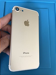 Carcaça Chassi Iphone 7 Dourada Original Apple impecável