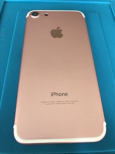 Carcaça Chassi Iphone 7 Rose Original Apple com detalhes