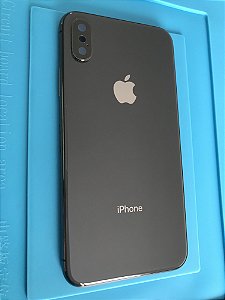 Carcaça Iphone X Preta Original Apple Chassi Impecável  !!!