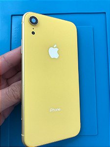 Carcaça Iphone XR Amarelo  Chassi Original Apple 