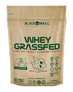Refil Whey Grassfed - 900g - Black Skull Açai+Gua