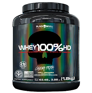 Whey 100% HD (WPC, WPI E WPH) - 1,8kg - Black Skull