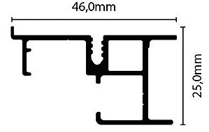 TRILHO RM-269/270 SUP/INF SUPREMO 3MTS