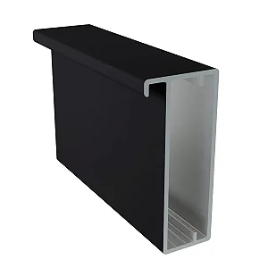 PERFIL RM-060 PRETO FOSCO 3MTS ROMETAL