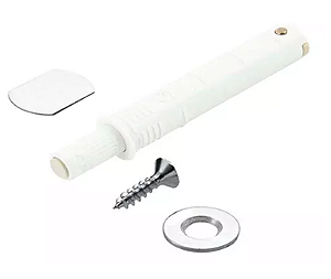 FECHO TOQUE KPUSH EMB LONGO 37MM BRANCO HAFELE