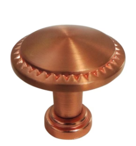 PUXADOR COLONIAL 118-031 ROSE ESC. FOSCO