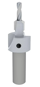 ESCAREADOR 45º 2Z 10MM COM BR AR 3MM H 9,5MM