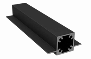 PERFIL RM-311 LINK C/2 ABA PRETO 3MTS