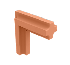CONECTOR LINK 45° PARAF ROSE 8PÇS