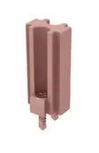 CONECTOR LINK RETO + GAB PARAF ROSE 12PÇS