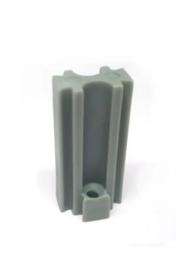 CONECTOR LINK RETO PARAF CINZA MICRO 10PÇS