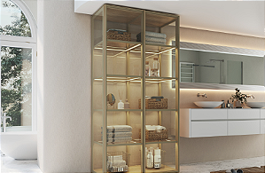 CRISTALEIRA ILUMINADA