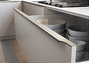 PERFIL RM-183 PUX INOX MATTE ESC 3MTS 3MTS ROMETAL