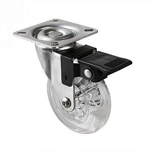 RODIZIO GEL 50MM C/TRAVA RENNA