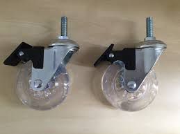 RODIZIO GEL 50MM PINO C/TRAVA HARDT