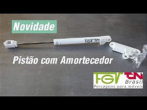 PISTAO A GÁS FGVTN.100N CINZA C/AMORT