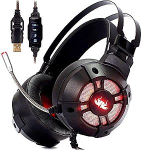 HEADSET GAMER VIBRATION EXTREME 7.1 KNUP KP-446